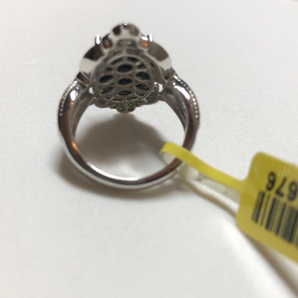 Shungite and Russian Diopside Ring - Picture 6 of 6